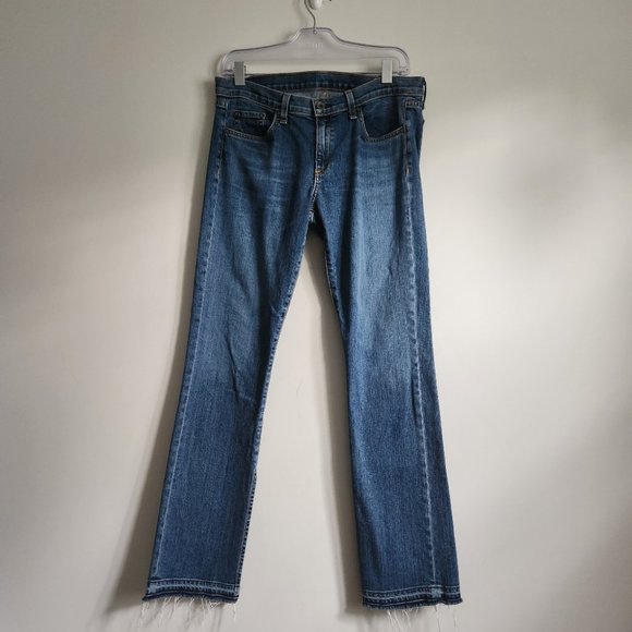 RAG & BONE | Lottie Side slit jeans BLUE sz 30 - Picture 5 of 8